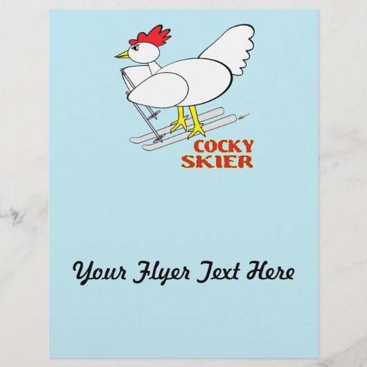 Cocky Skier Flyer (Vorne)