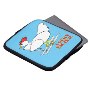 Cocky Skier Laptopschutzhülle