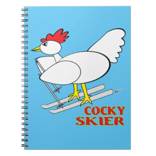 Cocky Skier Notizblock