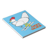 Cocky Skier Notizblock (angewinkelt)