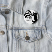 "COCKY!" Stilvolle Rooster-Taste Button (Beispiel)