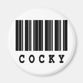 Cocky Strichcode Magnet (Vorne)