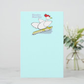 Cocky Surfer Briefpapier (Stehend Vorderseite)