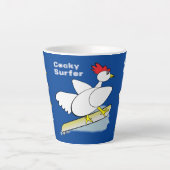 Cocky Surfer Milchtasse (Vorderseite)