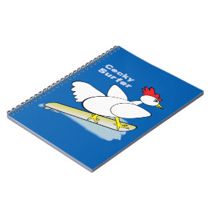 Cocky Surfer Notizblock