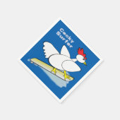 Cocky Surfer Serviette (Ecke)