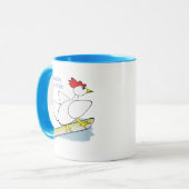 Cocky Surfer Tasse (Vorderseite Links)