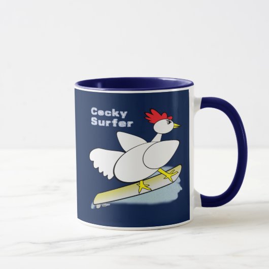 Cocky Surfer Tasse (Rechts)
