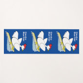 Cocky Surfer Yogamatte (Vorderseite (Horizontal))