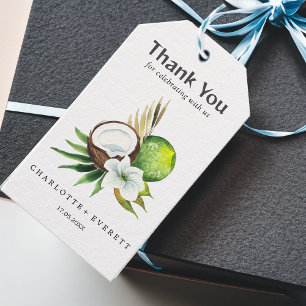 Cocnut Limon Vielen Dank Gastgeschenk Hochzeit Bag Geschenkanhänger