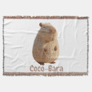 Coco-Bara Vibes. Capybara Core: Kokospalme-Couture Decke
