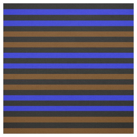 Coco braun, Royal Blue, Mitternacht schwarzer Stif Stoff (Muster)