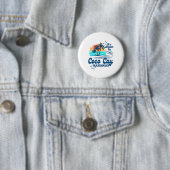 Coco Cay Bahamas Beach Sommerurlaub Vintager 80er Button (Beispiel)