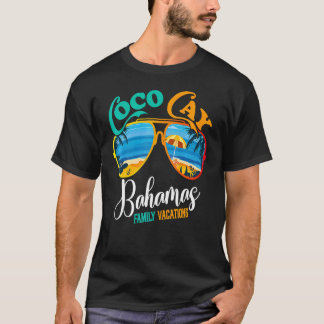 Coco Cay Bahamas Familienurlaub Sonnenbrille Palm T-Shirt