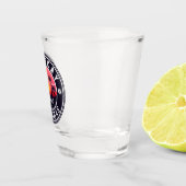 Coco Cay Bahamas Retro Sunset Souvenirs 60er Schnapsglas (Rechts)