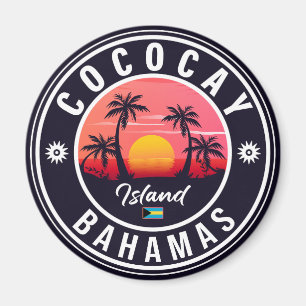 Coco Cay Insel Bahamas Vintage Souvenirs 80er Magnet