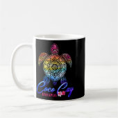 Coco cay tie dye Meeresschildkröte Kaffeetasse (Links)