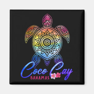 Coco cay Tie Dye Meeresschildkröte  Magnet