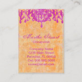 Coco Chandelier 2 - ÄNDERUNG DER FARBEN-Visitenkar Visitenkarte (Rückseite)