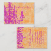 Coco Chandelier 2 - ÄNDERUNG DER FARBEN-Visitenkar Visitenkarte (Vorne/Hinten)