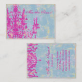 Coco Chandelier 2 - ÄNDERUNG DER FARBEN-Visitenkar Visitenkarte (Vorne/Hinten)