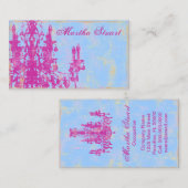 Coco Chandelier ~ ÄNDERUNG COLOR Business Cards Visitenkarte (Vorne/Hinten)