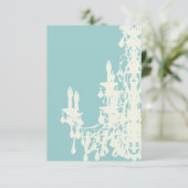 Coco Chandelier ~ ÄNDERUNG FARBE Einladung (Stehend Vorderseite)