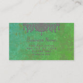 Coco Chandelier - ÄNDERUNG FARBEN Visitenkarten Visitenkarte (Rückseite)