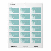 Coco Chandelier CHANGE FARBE ~ Labels Adressaufkleber (Vorne)