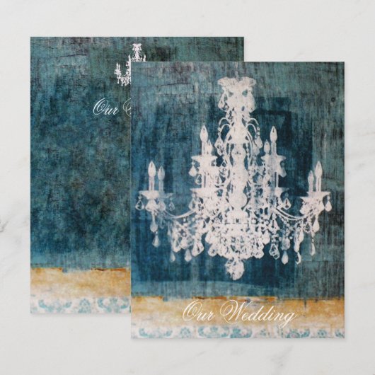 Coco Chandelier ~ Einladung (Vorne/Hinten)