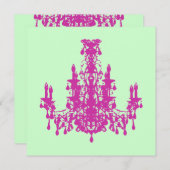 Coco Chandelier ~ Einladung (Vorne/Hinten)