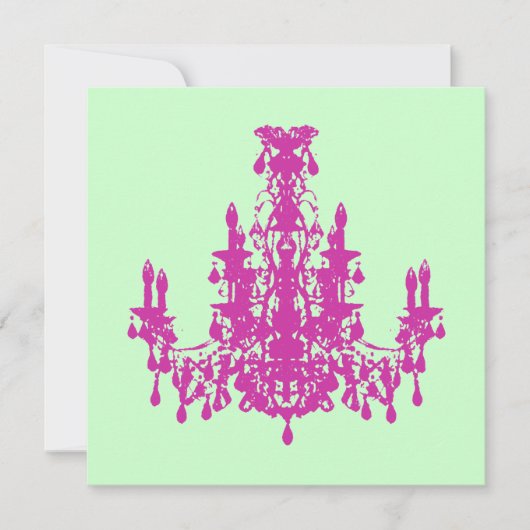 Coco Chandelier ~ Einladung (Vorderseite)