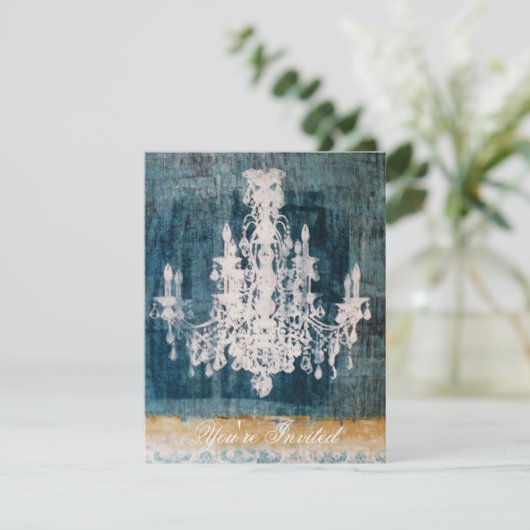 Coco Chandelier ~ Einladung (Stehend Vorderseite)