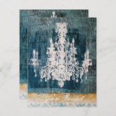 Coco Chandelier ~ Einladung (Vorne/Hinten)