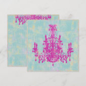 Coco Chandelier ~ Einladung (Vorne/Hinten)