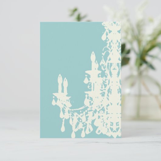 Coco Chandelier ~ Einladung (Stehend Vorderseite)