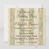 Coco Chandelier ~ Einladung (Rückseite)