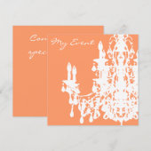 Coco Chandelier ~ Einladungen / UAWG (Vorne/Hinten)