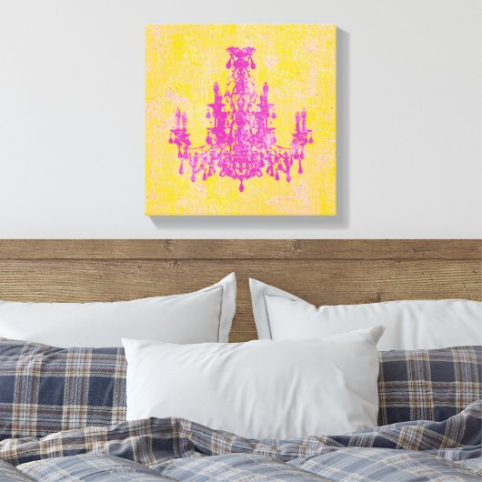 Coco Chandelier ~ Wrapped Canvas .75" Dick Leinwanddruck (Insitu (Schlafzimmer))