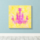 Coco Chandelier ~ Wrapped Canvas .75" Dick Leinwanddruck (Insitu (Holzboden))