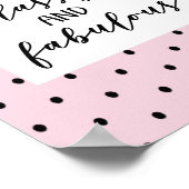 Coco chanel Zitat Poster mädchenhaft und fantastis (Ecke)