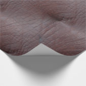 Coco Crocodile Imitate Leather Geschenkpapier (Ecke)