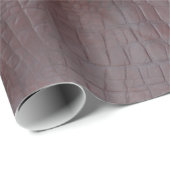 Coco Crocodile Imitate Leather Geschenkpapier (Rolleneckpunkt)