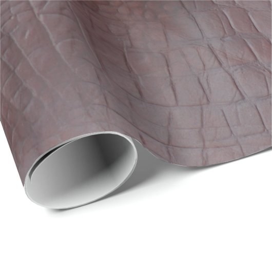Coco Crocodile Imitate Leather Geschenkpapier (Rolleneckpunkt)