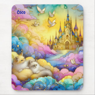 COCO ~Crystal Castle Clouds Kittens ~ Mousepad
