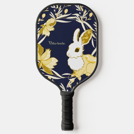 Coco das Kaninchen Pickleball Schläger (Vorderseite)