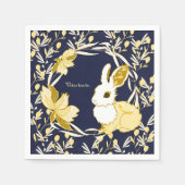 Coco das Kaninchen Serviette (Vorderseite)