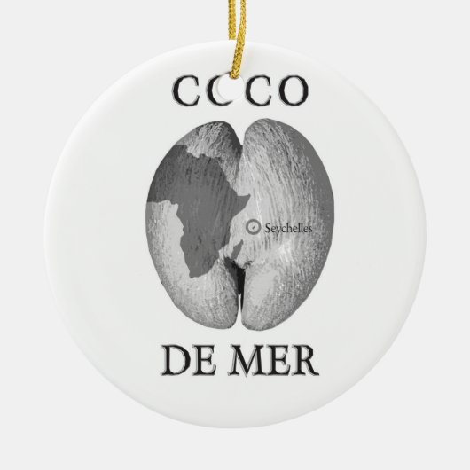 Coco De Mer Ornament (Vorne)