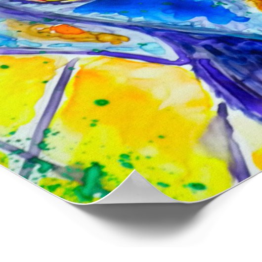 Coco Dog Print Poster (Ecke)