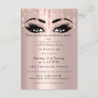 Coco Event Tropfens Rose Eyelash Formal Makeup